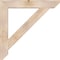 Ekena Millwork Traditional Slat Smooth Bracket, Douglas Fir, 5 1/2"W x 42"D x 42"H BKT06X42X42TRA06SDF - alternate 2